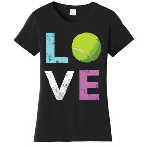 Girls Love Tennis Best Fun Birthday Gift Women's T-Shirt