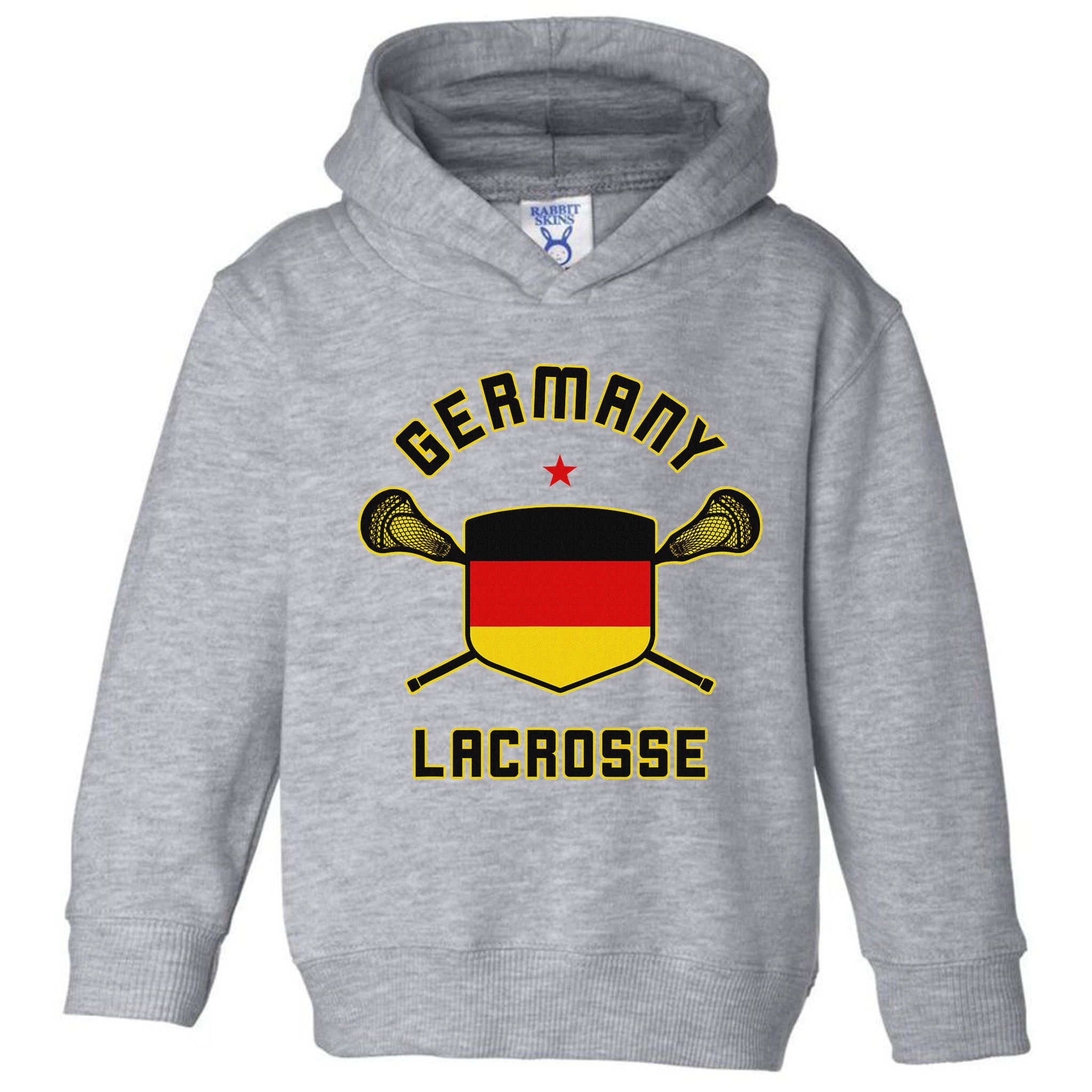 Germany Lacrosse T German Flag Lax Toddler Hoodie