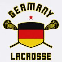 Germany Lacrosse T German Flag Lax Doggie Tank