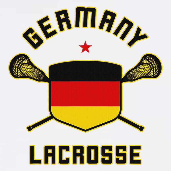 Germany Lacrosse T German Flag Lax Doggie Tank