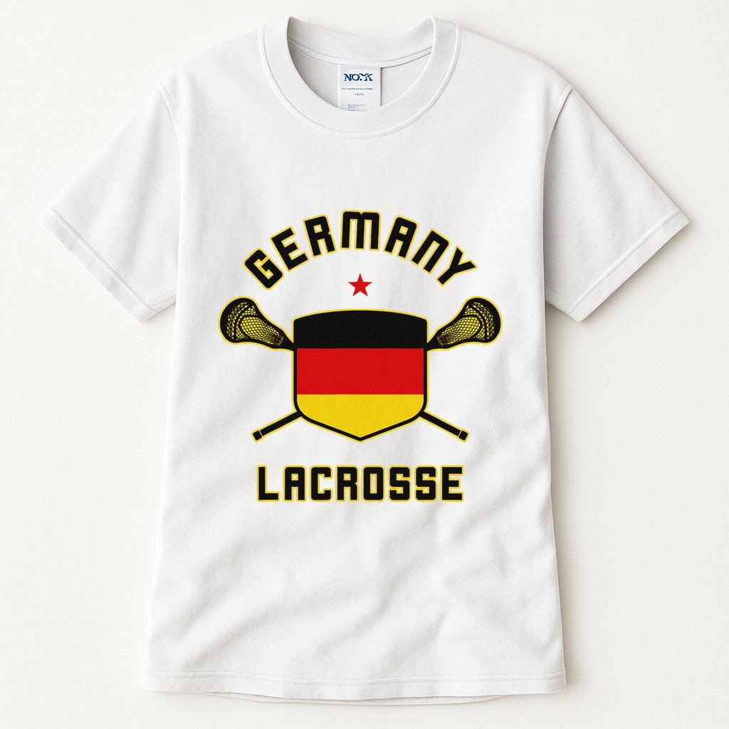 Germany Lacrosse T German Flag Lax Tall T-Shirt