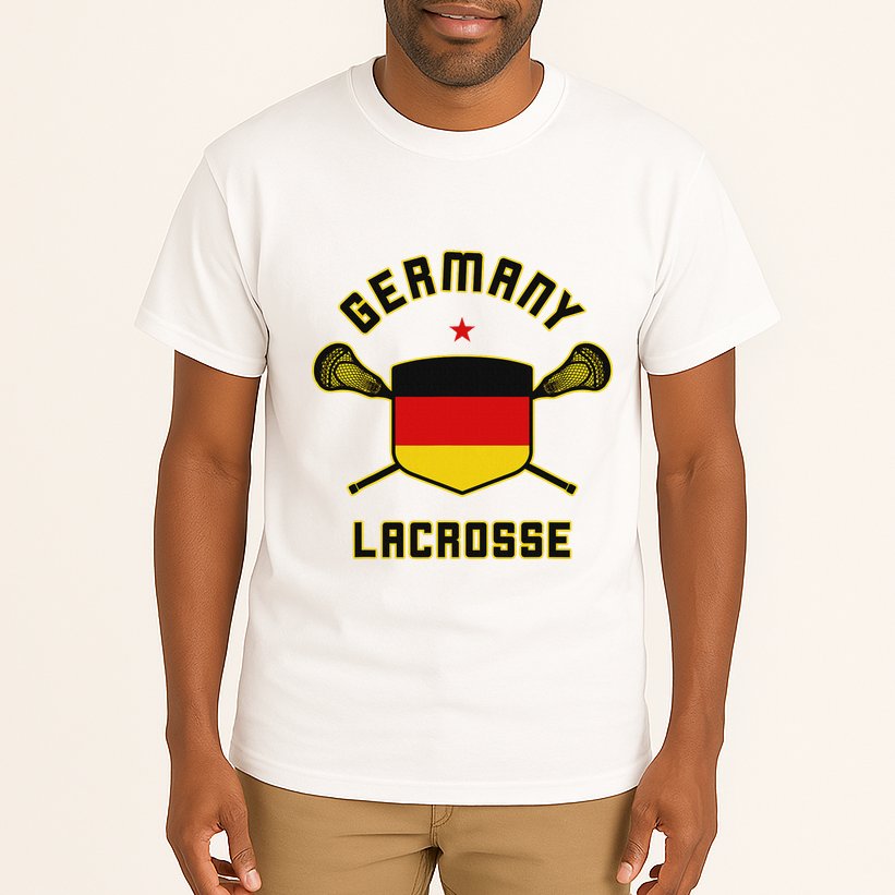 Germany Lacrosse T German Flag Lax Tall T-Shirt