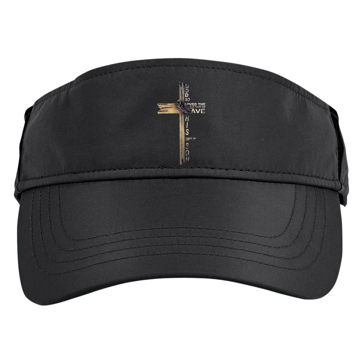 God Loved The World That He Gave His Only Son Adult Drive Performance Visor