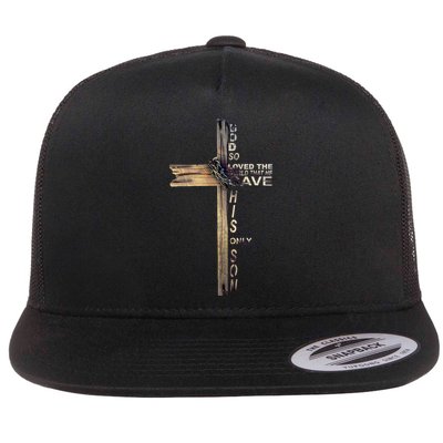 God Loved The World That He Gave His Only Son Flatbill Hat