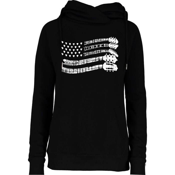 Guitar Lover T Rock Music Guitar Player Womens Funnel Neck Pullover Hood