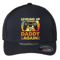 Gamer Leveling Up To Daddy Again Pregnancy Announcement Flexfit Unipanel Trucker Cap