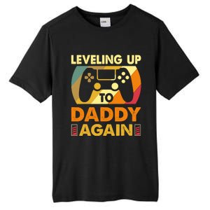 Gamer Leveling Up To Daddy Again Pregnancy Announcement Tall Fusion ChromaSoft Performance T-Shirt