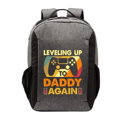 Gamer Leveling Up To Daddy Again Pregnancy Announcement Vector Backpack