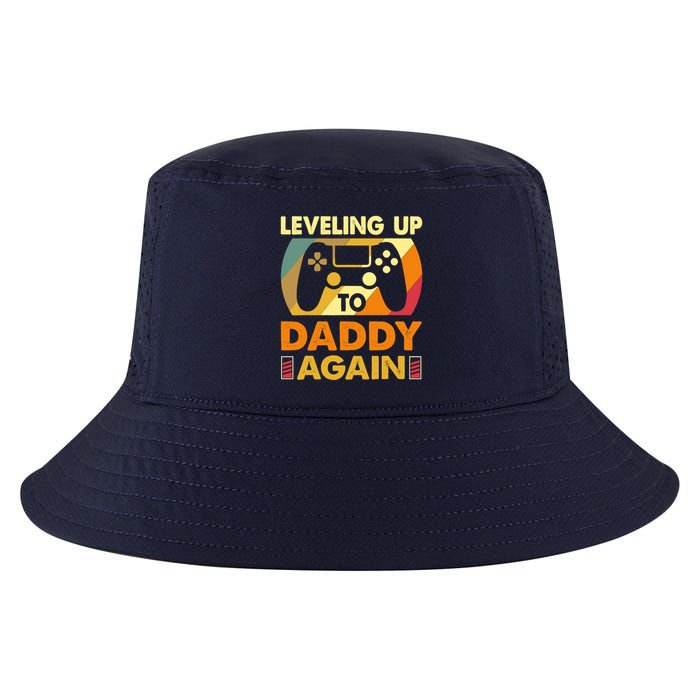 Gamer Leveling Up To Daddy Again Pregnancy Announcement Cool Comfort Performance Bucket Hat