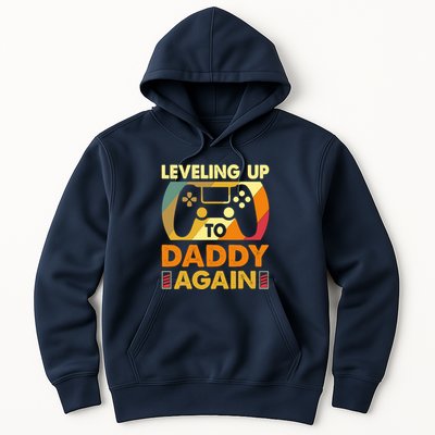Gamer Leveling Up To Daddy Again Pregnancy Announcement Hoodie