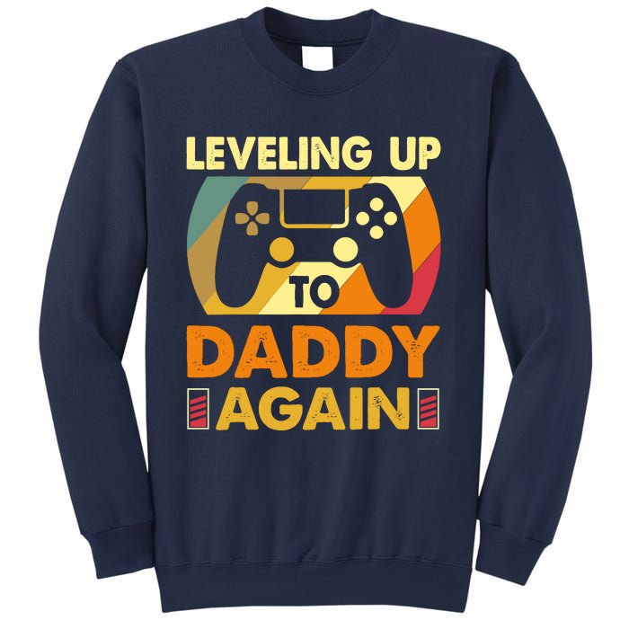 Gamer Leveling Up To Daddy Again Pregnancy Announcement Sweatshirt