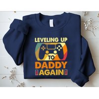 Gamer Leveling Up To Daddy Again Pregnancy Announcement Sweatshirt