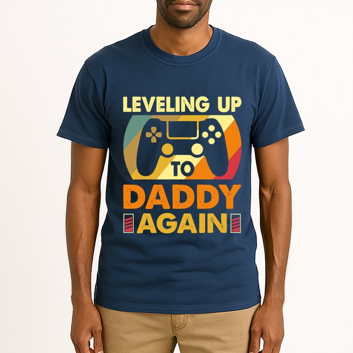 Gamer Leveling Up To Daddy Again Pregnancy Announcement Tall T-Shirt