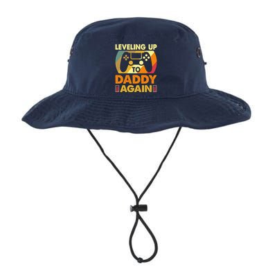 Gamer Leveling Up To Daddy Again Pregnancy Announcement Bucket Hat