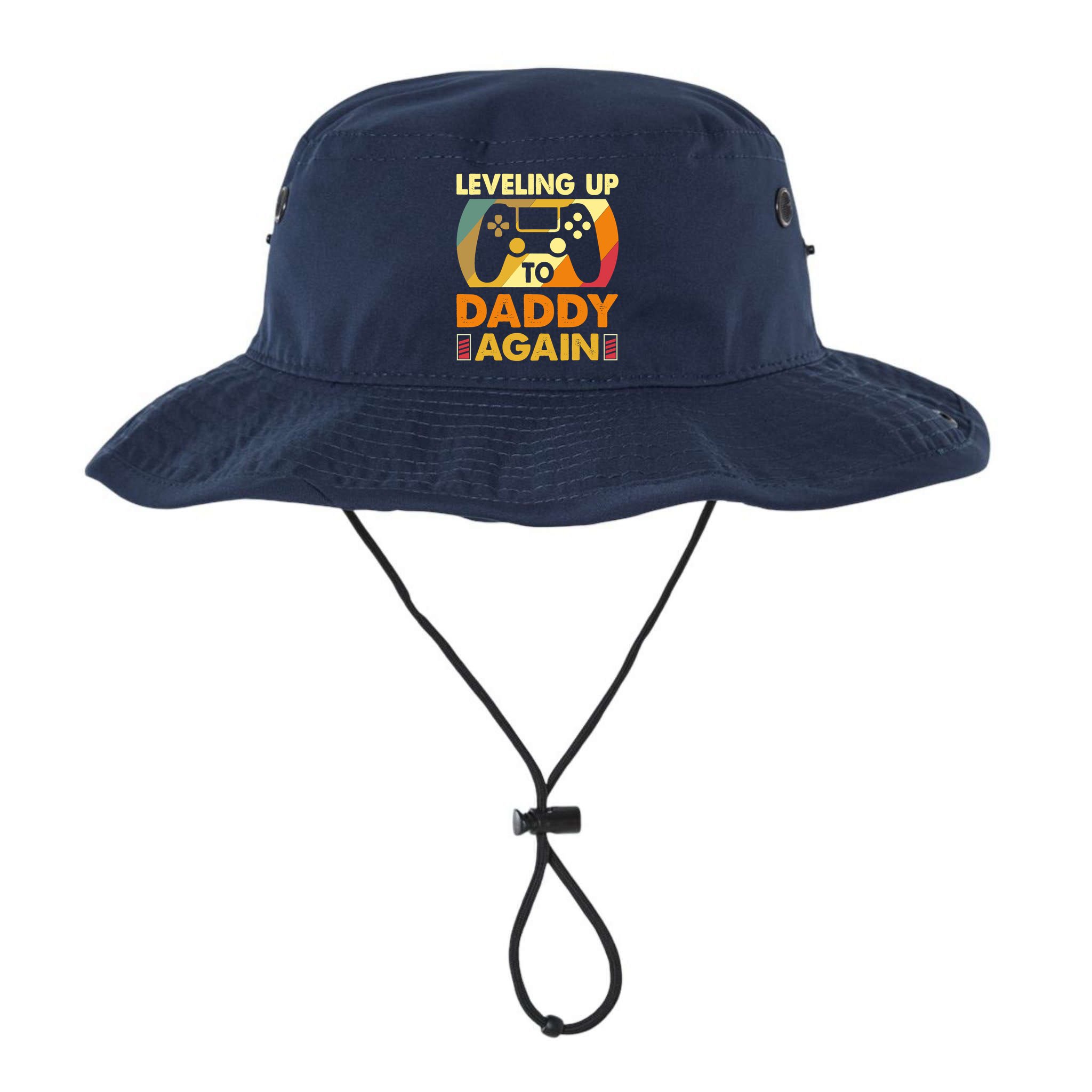 Gamer Leveling Up To Daddy Again Pregnancy Announcement Bucket Hat