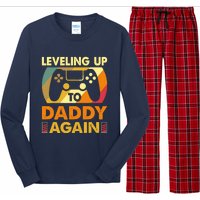 Gamer Leveling Up To Daddy Again Pregnancy Announcement Long Sleeve Pajama Set