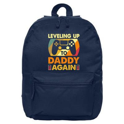 Gamer Leveling Up To Daddy Again Pregnancy Announcement 16 in Basic Backpack