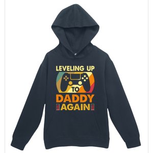 Gamer Leveling Up To Daddy Again Pregnancy Announcement Urban Pullover Hoodie