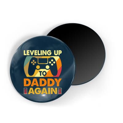 Gamer Leveling Up To Daddy Again Pregnancy Announcement Magnet