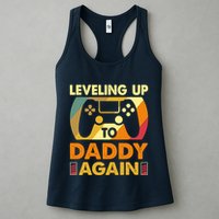 Gamer Leveling Up To Daddy Again Pregnancy Announcement Womens Tank Top