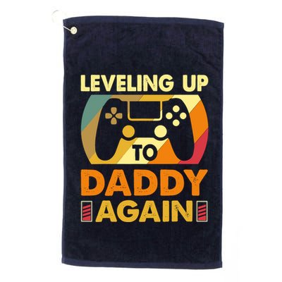 Gamer Leveling Up To Daddy Again Pregnancy Announcement Golf Towel