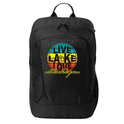 Great Lake Upper Peninsula Michigan Up North City Backpack