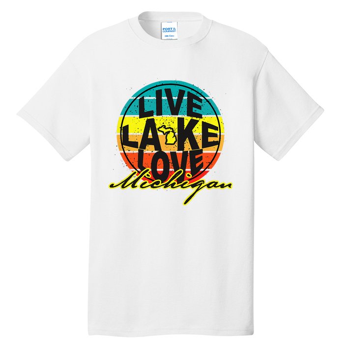 Great Lake Upper Peninsula Michigan Up North Tall T-Shirt