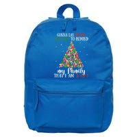 Gonna Lay Under The Tree To Remind My Family Funny Christmas Gift 16 in Basic Backpack