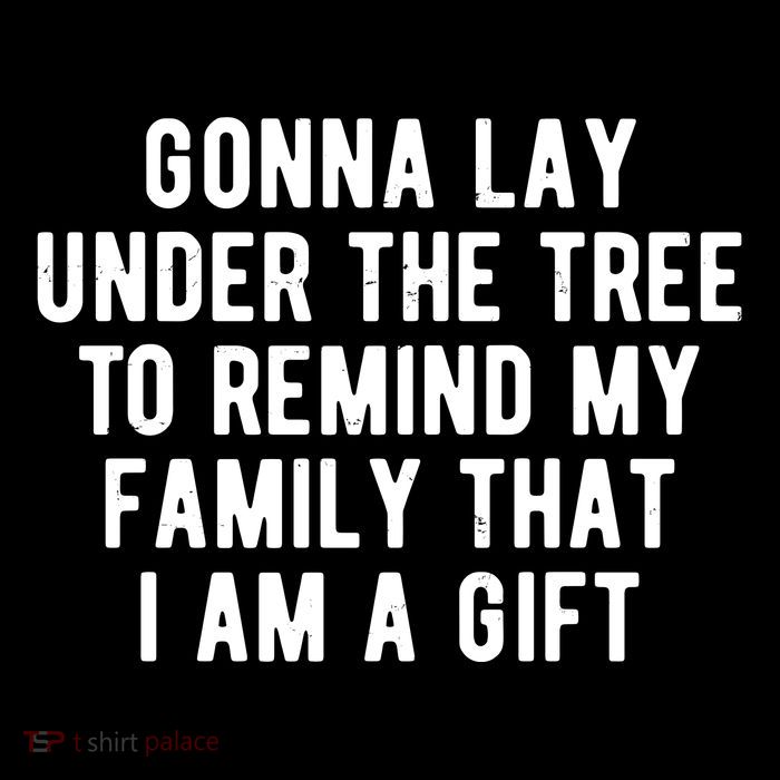 Gonna Lay Under The Tree To Remind My Family That I Am A Gift Ladies Essential Flowy Tank