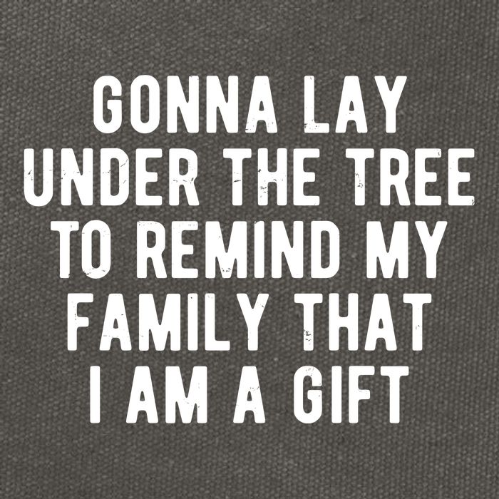 Gonna Lay Under The Tree To Remind My Family That I Am A Gift Cotton Canvas Backpack