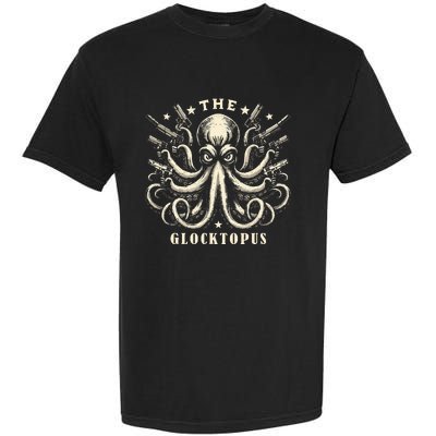 Gun Lover Vintage Squid Octopus Garment-Dyed Heavyweight T-Shirt