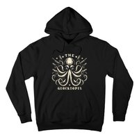 Gun Lover Vintage Squid Octopus Hoodie