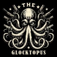 Gun Lover Vintage Squid Octopus Button