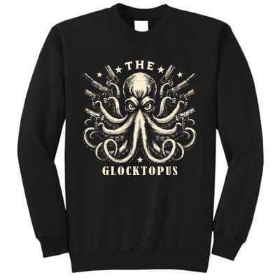 Gun Lover Vintage Squid Octopus Tall Sweatshirt