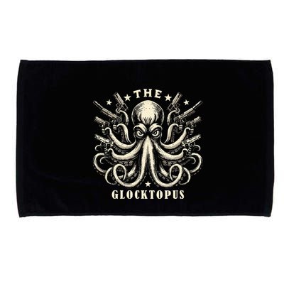 Gun Lover Vintage Squid Octopus Microfiber Hand Towel