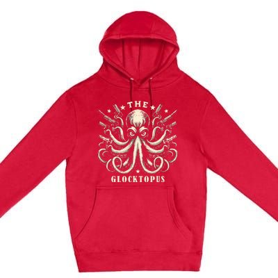 Gun Lover Vintage Squid Octopus Premium Pullover Hoodie