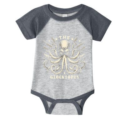 Gun Lover Vintage Squid Octopus Infant Baby Jersey Bodysuit