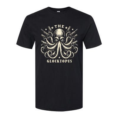 Gun Lover Vintage Squid Octopus Softstyle® CVC T-Shirt