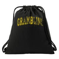 Grambling Louisiana Vintage Retro Us City State Travel Drawstring Bag