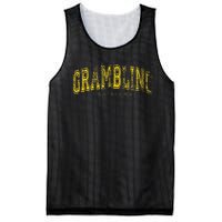 Grambling Louisiana Vintage Retro Us City State Travel Mesh Reversible Basketball Jersey Tank