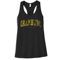 Grambling Louisiana Vintage Retro Us City State Travel Women's Racerback Tank