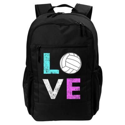Girls Love Volleyball Best Fun Birthday Gift TShirt Backpack