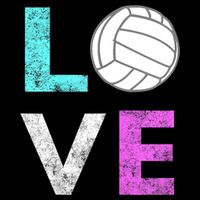 Girls Love Volleyball Best Fun Birthday Gift TShirt Premium T-Shirt