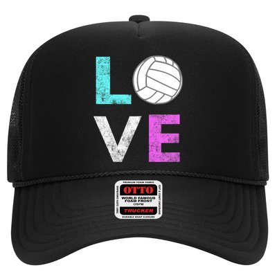 Girls Love Volleyball Best Fun Birthday Gift TShirt Hat