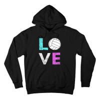 Girls Love Volleyball Best Fun Birthday Gift TShirt Tall Hoodie