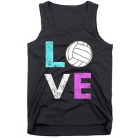 Girls Love Volleyball Best Fun Birthday Gift TShirt Tank Top