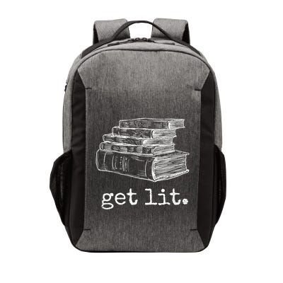 Get Lit With Books Funny Meme Vector Backpack