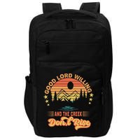 Good Lord Willing The Creek DonT Rise Impact Tech Backpack