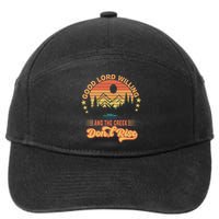 Good Lord Willing The Creek DonT Rise 7-Panel Snapback Hat