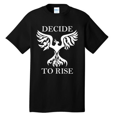 Greeneyed Lizard Wearing Decide To Rise Tall T-Shirt